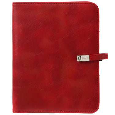 1011-16 A5 6 Ring Binder Red